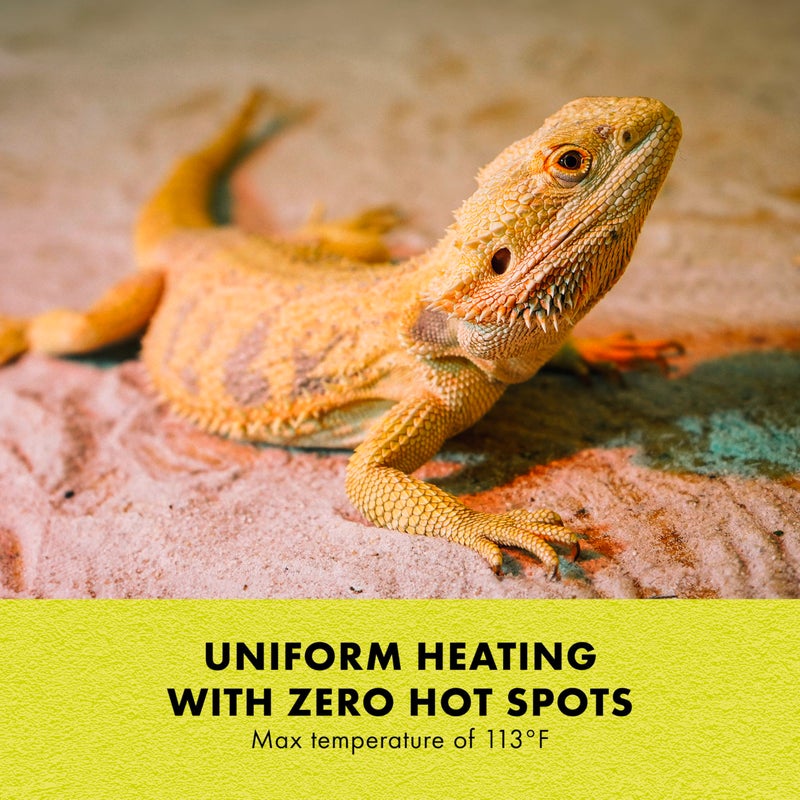 Zilla Heat Mat, Terrarium Heater for Reptiles, Snakes (Ball Pythons, Corn Snakes), Leopard Geckos, Tortoises, Amphibians and Arachnids, Small, Fits 10-20 Gallon, 8 Watt - Image 5